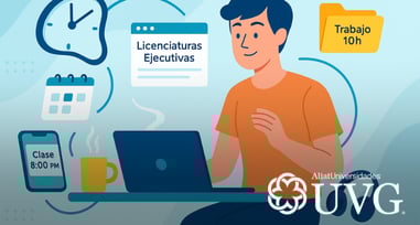 UVG ofrece licenciaturas ejecutivas para facilitar el estudio flexible para trabajadores