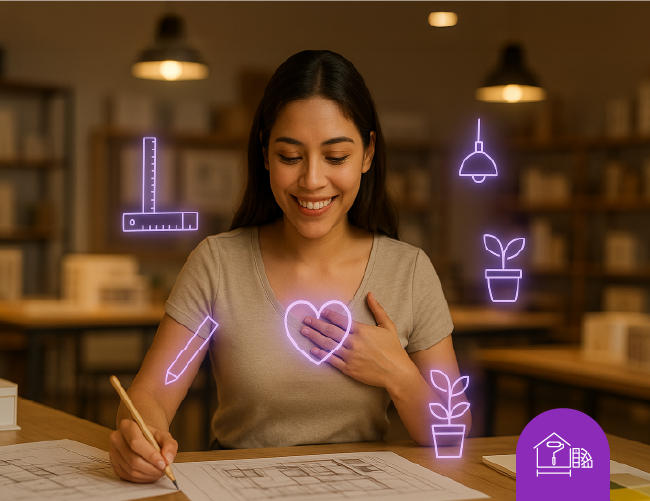 Dirección de la construcción y diseño de espacios interiores